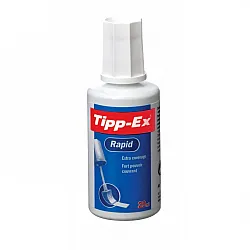 Коректор Tipp-Ex Rapid течен, с гъбичка, 20 мл