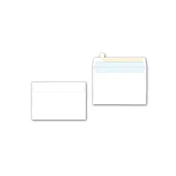 Плик DL, ляв проз., 110х220, бял с лента, 80 г/м2, FSC