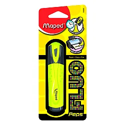 МАРКЕРИ ТЕКСТ жълт MAPED FLUO PEPS