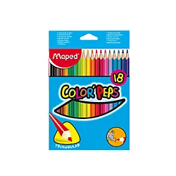 МОЛИВИ ЦВЕТНИ Мапед COLOR PEPS 18 цвята