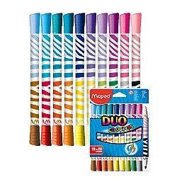 Мапед COLOR PEPS DUO 10+10цв