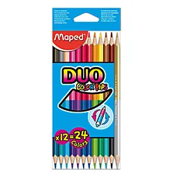 МОЛИВИ ЦВЕТНИ Мапед COLOR PEPS 12 бр .24 цв.