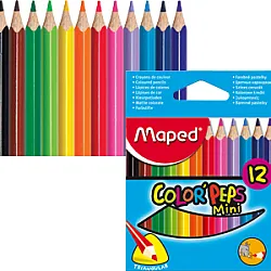 Мапед COLOR PEPS 12цвята КЪСИ