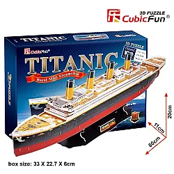 Cubic Fun Пъзел 3D Кораб Titanic 113ч.