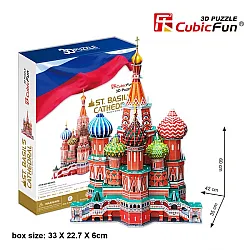 Cubic Fun Пъзел 3D St.Basil's Cathedral 214ч.
