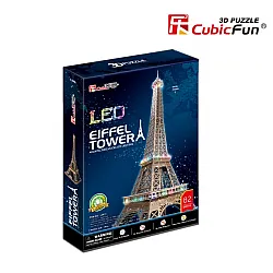 Cubic Fun Пъзел 3D Eiffel Tower 82ч. LED inside