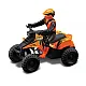 ATV с моторист Pull-back