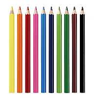 Herlitz Цветни моливи Jumbo 10 цвята 