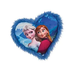DISNEY FROZEN Възглавница сърце с Анна и Елза