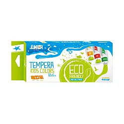Темпера JUNIOR 12 цв.х 6 мл, в тубички