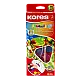 Акварелни бои AKUARELLAS, 12 цв. KORES