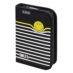 HERLITZ НЕСЕСЕР  празен standard Smiley World Black Stripes