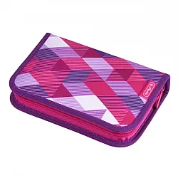 HERLITZ Несесер pink cubes пълен, 31части