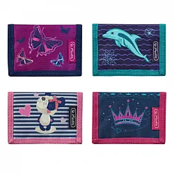 Портмоне с лепка за момиче Glitter Butterfly, Dolphin, Sweety, Crown