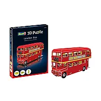 Мини пъзел 3D – Лондонски автобус