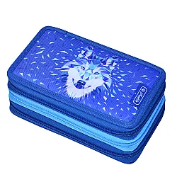 Несесер 31ч с 3 ципа празен Wild animal Wolf