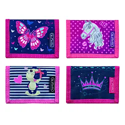 Портмоне с лепка за момиче Butterfly, Horse, Sweety, Crown