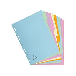 Разделител 10 цвята, еко картон 170 г/м2 Forever, А4