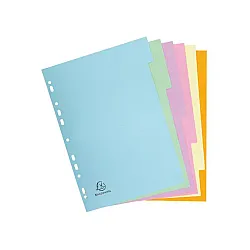Разделител 6 цвята, еко картон 170 г/м2 Forever, А4