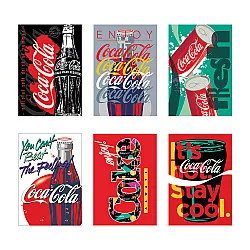 Тетрадка А4 мат/3D UV Coca Cola, 40 л.ред 80 г/м2