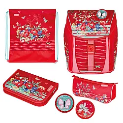 HERLITZ Чанта-раница FiloLight Plus Vintage Love