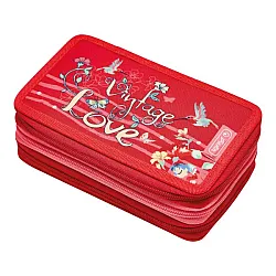 HERLITZ НЕСЕСЕР 31ч с 3 ципа пълен Vintage Love