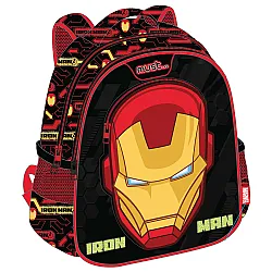 Раница детска с 2 ципа Iron Man, 31x27x10