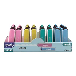 Гумичка Pencil, неонови цветове