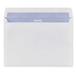 Плик C4, 229х324, бял с лента, 90 г/м2