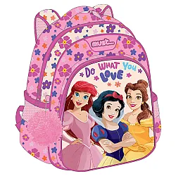 Раница детска с 2 ципа Princess, 31x27x10