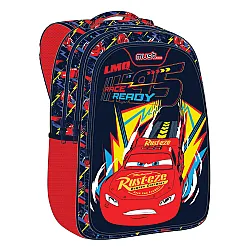 Раница с 3 ципа Cars Race Ready, 43x32x19