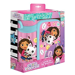 Комплект кутия за храна и бутилка за вода, Gabbys Dollhouse