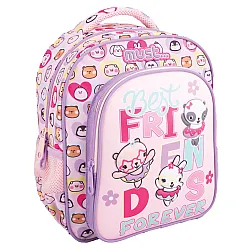 Раница детска с 2 ципа Best Friends Forever, 31x27x10