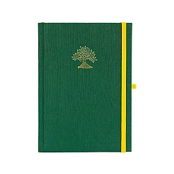 Бележник с точки A5, 80 л, 150 г/м2 The Tree, т. зелен лен