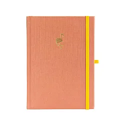 Бележник с точки A5, 80 л, 150 г/м2 The Flamingo, розов лен