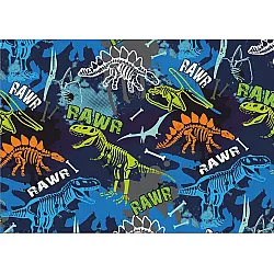 Блок за рисуване №4 Rainbow - Dinosaurs, 190 g, 10 листа