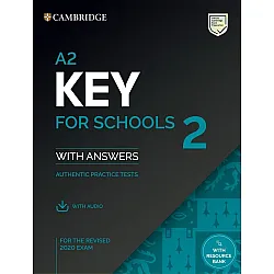 A2 Key for Schools 2 Student's Book with Answers, Audio and Resource Bank