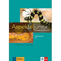 Aspekte junior C1 Medienpaket (4 Audio-CDs+Video-DVD)