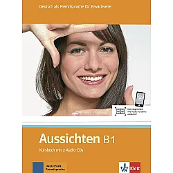 Aussichten B1 Kursbuch mit 2 Audio-CDs