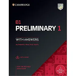 B1 Preliminary 1 for the Revised 2020 Exam Student's Book with Answers with Audio with Resource Bank