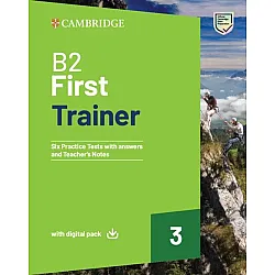 B2 First Trainer 3 Trainer with Answers with Digital Pack / Английски език: Изпитни материали с отговори + онлайн ресурси