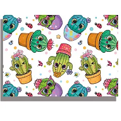 Блок за рисуване №4 Rainbow - Cactus, 190 g, 10 листа