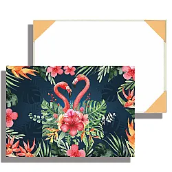 Блок за рисуване №4 Rainbow - Flamingo, 190 g, 10 листа