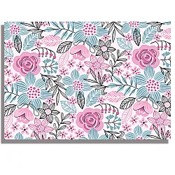 Блок за рисуване №4 Rainbow - Flowers, 190 g, 10 листа
