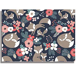 Блок за рисуване №4 Rainbow - Foxes, 190 g, 10 листа