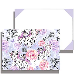 Блок за рисуване №4 Rainbow - Unicorn Follow your Dreams, 190 g, 10 листа