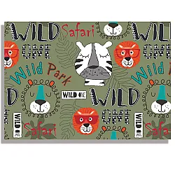 Блок за рисуване №4 Rainbow - Wild Park, 190 g, 10 листа