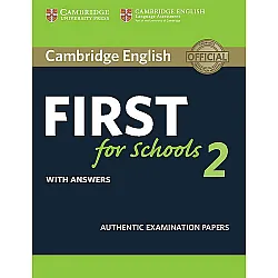 Cambridge English First for Schools 2 Student's Book with answers