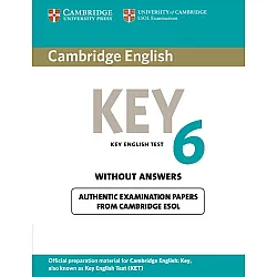 Cambridge English Key 6 Student's Book without Answers