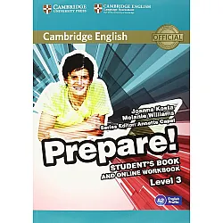 Cambridge English Prepare! Level 3 Student's Book and Online Workbook / Английски език - ниво 3: Учебник с онлайн тетрадка